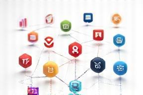 Icons of integrated business software tools